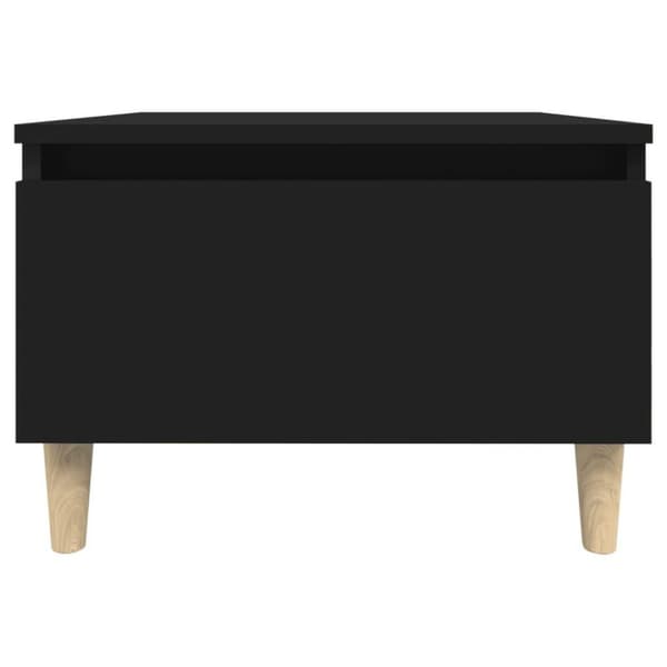 vidaXL Sidebord svart 50x46x35 cm konstruert tre