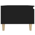 Miniatyrbilde 8 av 11: vidaXL Sidebord svart 50x46x35 cm konstruert tre