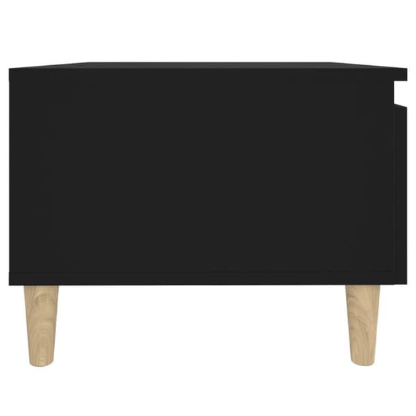 vidaXL Sidebord svart 50x46x35 cm konstruert tre