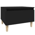 Miniatyrbilde 1 av 11: vidaXL Sidebord svart 50x46x35 cm konstruert tre