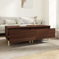 Miniatyrbilde 3 av 11: vidaXL Sidebord 2 stk brun eik 50x46x35 cm konstruert tre