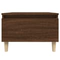 Miniatyrbilde 8 av 11: vidaXL Sidebord 2 stk brun eik 50x46x35 cm konstruert tre