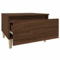 Miniatyrbilde 9 av 11: vidaXL Sidebord 2 stk brun eik 50x46x35 cm konstruert tre