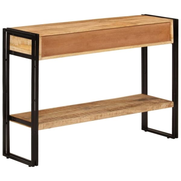 vidaXL Konsollbord 110x30x76 cm heltre mango