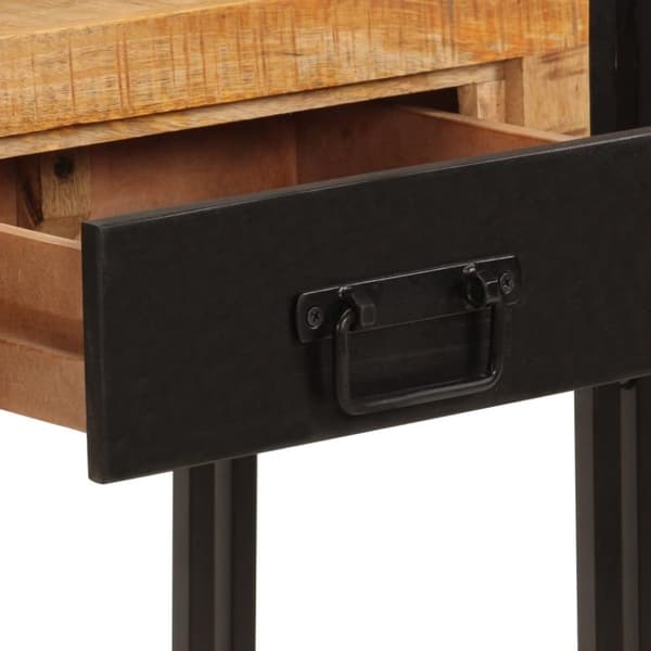 vidaXL Konsollbord 110x30x76 cm heltre mango