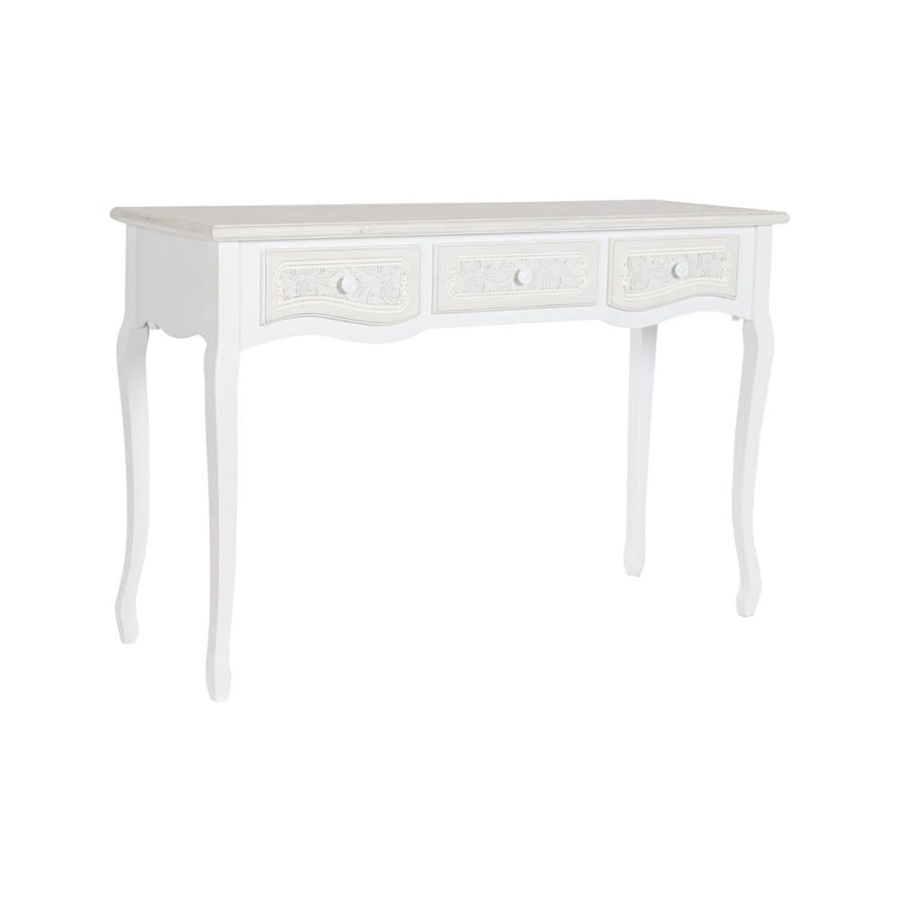 Konsol DKD Home Decor Trä Vit Trä MDF (120 x 40 x 78,5 cm)