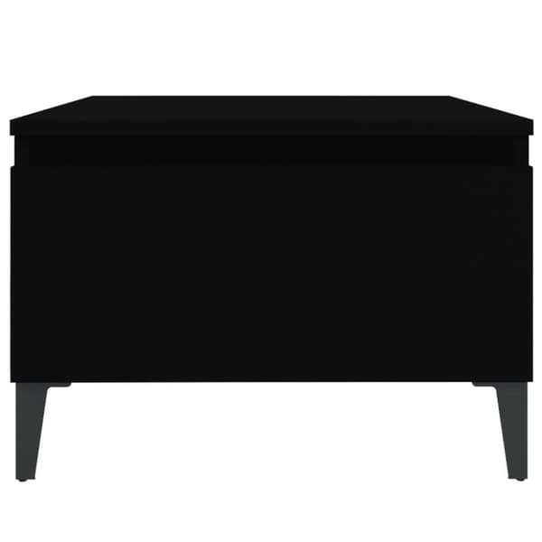 vidaXL Sidebord svart 50x46x35 cm konstruert tre