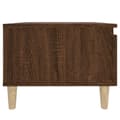Miniatyrbilde 7 av 10: vidaXL Sidebord brun eik 50x46x35 cm konstruert tre