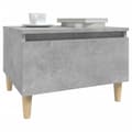Miniatyrbilde 5 av 11: vidaXL Sidebord 2 stk betonggrå 50x46x35 cm konstruert tre