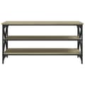 Miniatyrbilde 3 av 9: vidaXL TV-benk sonoma eik 100x40x50 cm konstruert tre