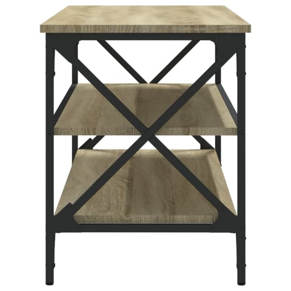 vidaXL TV-benk sonoma eik 100x40x50 cm konstruert tre