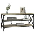 Miniatyrbilde 2 av 9: vidaXL TV-benk sonoma eik 100x40x50 cm konstruert tre