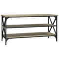 Miniatyrbilde 1 av 9: vidaXL TV-benk sonoma eik 100x40x50 cm konstruert tre