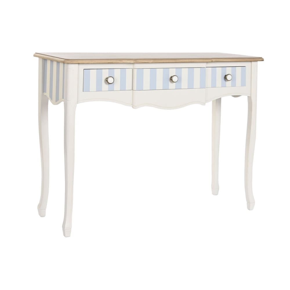 Konsol DKD Home Decor Keramik Vit Himmelsblå (110 x 40 x 79 cm)