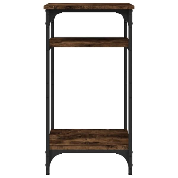 vidaXL Soffbord rökfärgad ek 40x30x75 cm konstruerat trä