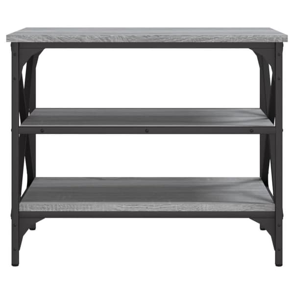 vidaXL Tv-bänk grå sonoma 60x40x50 cm konstruerat trä
