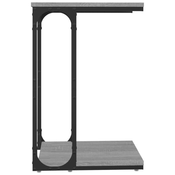 vidaXL Sidebord grå sonoma 40x30x60 cm konstruert tre