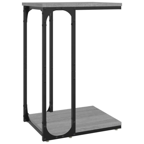 vidaXL Sidebord grå sonoma 40x30x60 cm konstruert tre