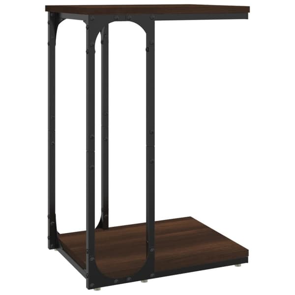vidaXL Sidebord brun eik 40x30x60 cm konstruert tre