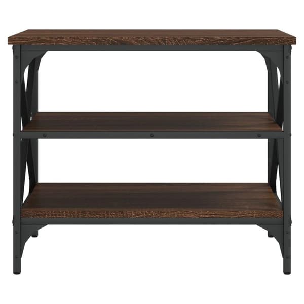 vidaXL Tv-bänk brun ek 60x40x50 cm konstruerat trä
