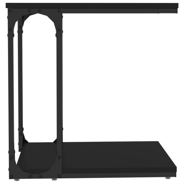 vidaXL Sängbord svart 50x35x52 cm konstruerat trä