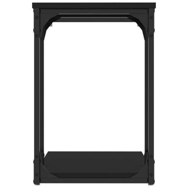 vidaXL Sängbord svart 50x35x52 cm konstruerat trä