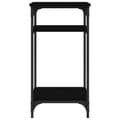 Miniatyrbilde 5 av 11: vidaXL Sidebord svart 40x30x75 cm konstruert tre