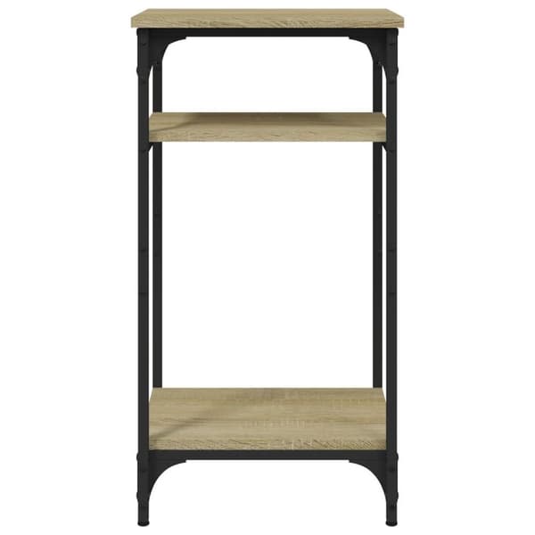 vidaXL sidebord 40x30x75 cm konstrueret træ sonoma-eg