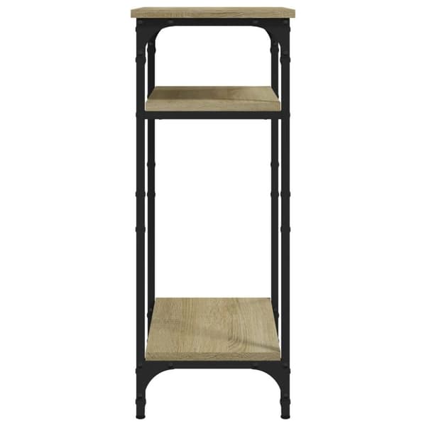 vidaXL sidebord 40x30x75 cm konstrueret træ sonoma-eg