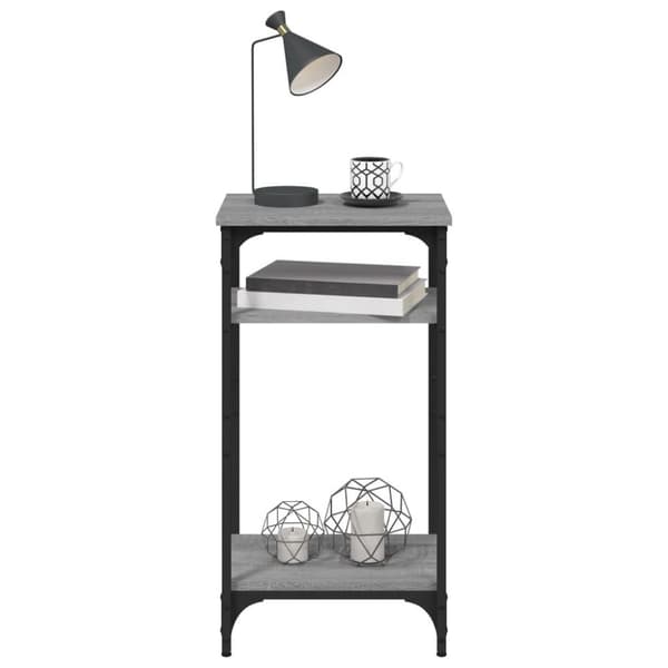 vidaXL Sidebord grå sonoma 40x30x75 cm konstruert tre