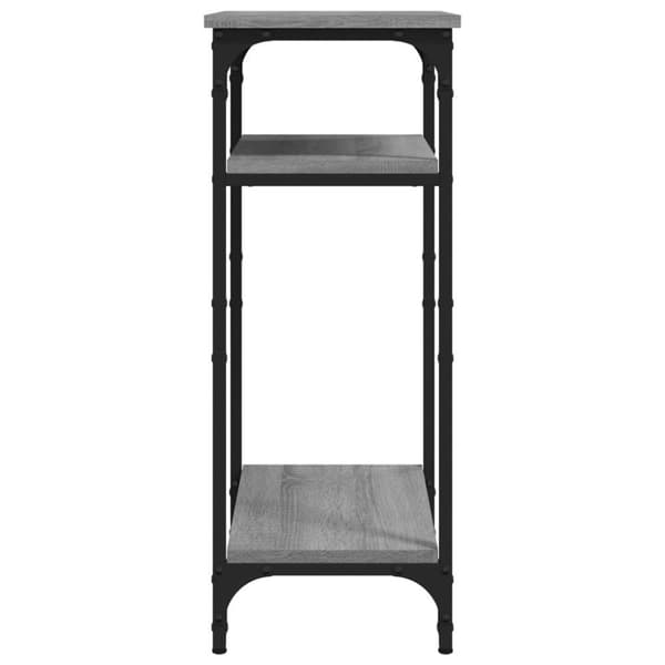vidaXL Sidebord grå sonoma 40x30x75 cm konstruert tre