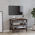 Pikkukuva 11 / 11: vidaXL TV-taso ruskea tammi 60x40x50 cm tekninen puu