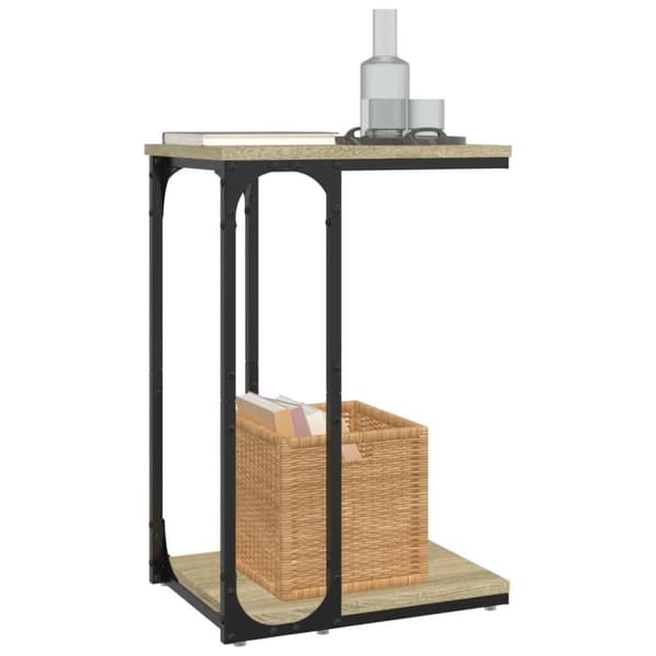 vidaXL sidebord 40x30x60 cm konstrueret træ sonoma-eg