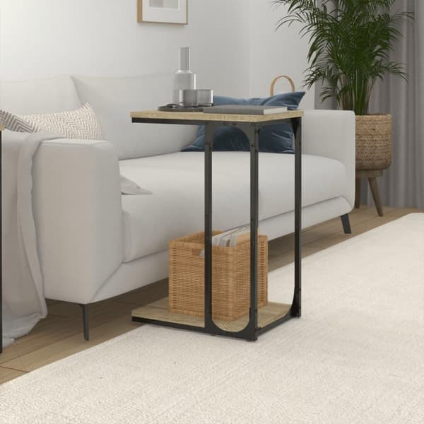 vidaXL sidebord 40x30x60 cm konstrueret træ sonoma-eg