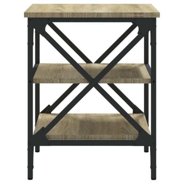 vidaXL Sivupöydät 2 kpl Sonoma-tammi 40x42x50 cm tekninen puu