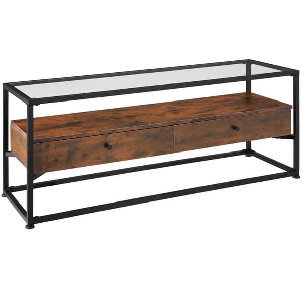 Skænk Maidenhead 121,5x41,5x50,5cm - Industrielt mørkt træ, rustikt