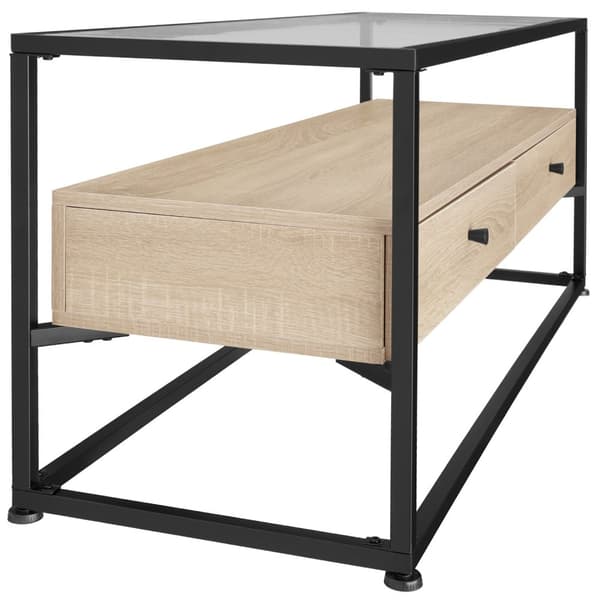 Skænk Maidenhead 121,5x41,5x50,5cm - Industrielt lyst træ, egetræ Sonoma