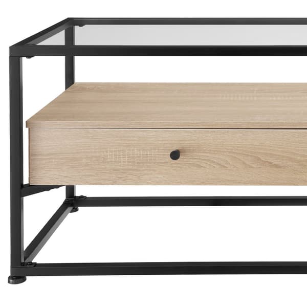 Skænk Maidenhead 121,5x41,5x50,5cm - Industrielt lyst træ, egetræ Sonoma