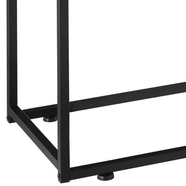 Kilkenny avlastningsbord 100x41x80,5cm - Industriellt mörkt trä, rustikt