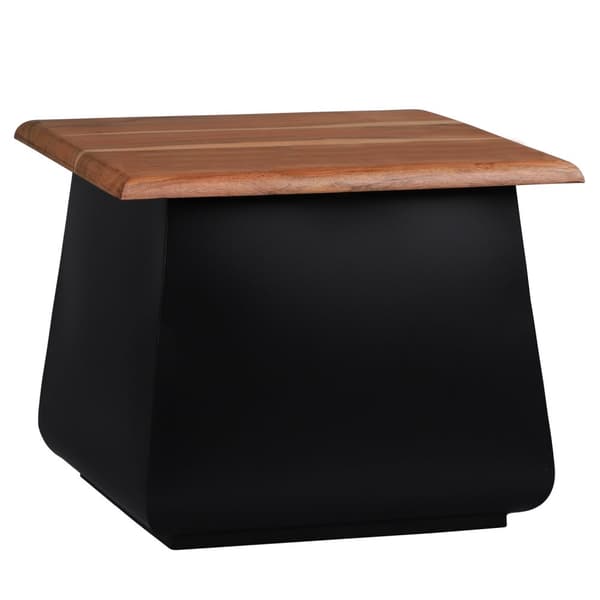 Sivupöytä 2 kpl Luonnollinen/musta akaasiapuu ja metalli WOMO Design
