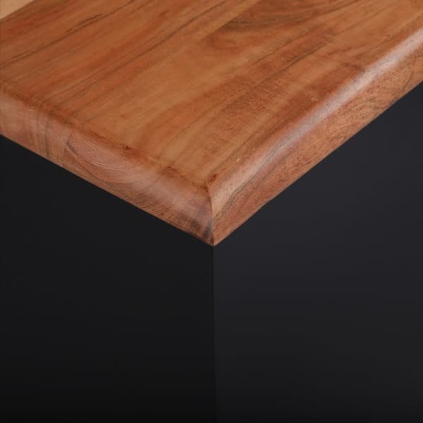 Sivupöytä 2 kpl Luonnollinen/musta akaasiapuu ja metalli WOMO Design