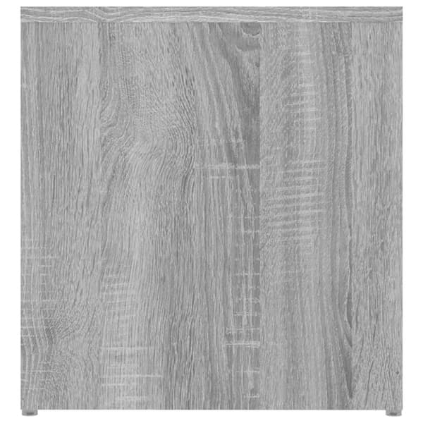 vidaXL Sidebord grå sonoma 59x36x38 cm konstruert tre