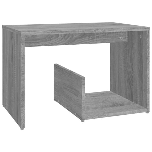 vidaXL Sidebord grå sonoma 59x36x38 cm konstruert tre