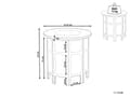 Miniatyrbilde 3 av 6: Sidebord Hvit Utskåret Mønster Stue Gang Rustikk Orientalsk stil