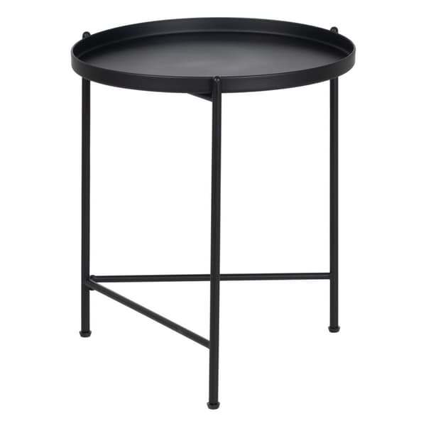 Sofabord 50 x 50 x 58 cm Sort Metal (2 enheder)