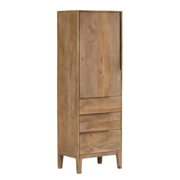 Sidobord 60 x 44 x 180 cm Naturell Mangoträ