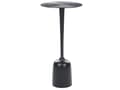Miniatyrbilde 1 av 7: Sidebord Svart Metall Rundt Geometrisk form Moderne Nattbord Stue Soverom