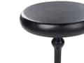 Miniatyrbilde 6 av 8: Sidebord Svart Metall Rundt Geometrisk form Moderne Nattbord Stue Soverom