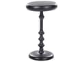 Miniatyrbilde 1 av 8: Sidebord Svart Metall Rundt Geometrisk form Moderne Nattbord Stue Soverom
