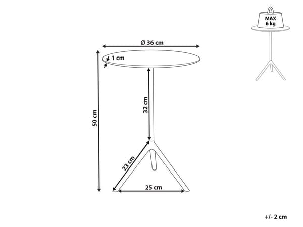 Sidebord Gull Svart Metall Aluminium Rund form Moderne Minimalistisk Dekorativt Småbord Nattbord